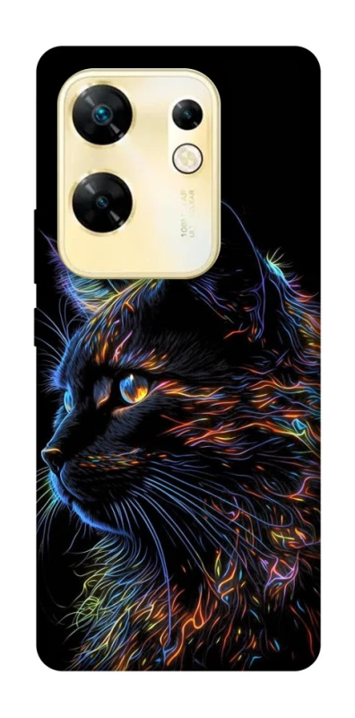 Чехол на Infinix Zero 30 4G Черный кот фото 1 из 1