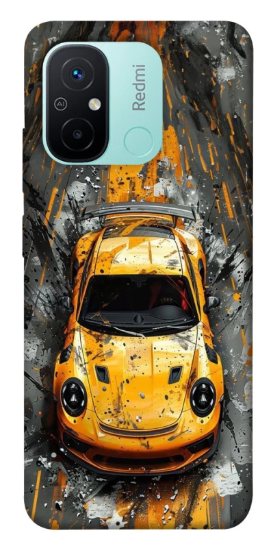 Чехол на Xiaomi Redmi 12C / Poco C55 Drawn Porsche фото 1 из 1
