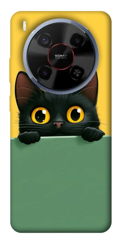 Чохол на ZTE Blade V70 Max Black cat v2 фото 1 з 1