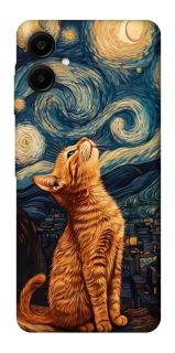Чехол на Samsung Galaxy A06 van gogh cat фото 1 из 1