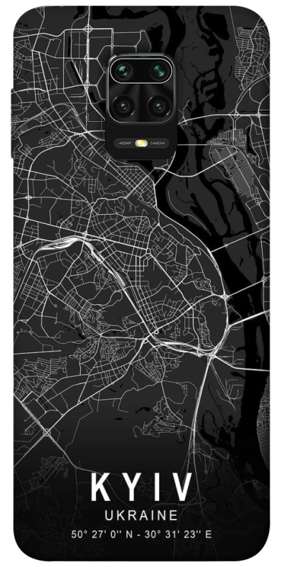 Чохол на Xiaomi Redmi Note 9s / Note 9 Pro / Note 9 Pro Max Kyiv map фото 1 з 1