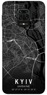 Чехол на Xiaomi Redmi Note 9s / Note 9 Pro / Note 9 Pro Max Kyiv map фото 1 из 1
