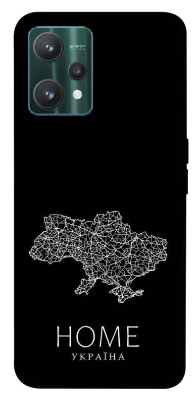 Чохол на Realme 9 Pro Ukraine black map фото 1 з 1