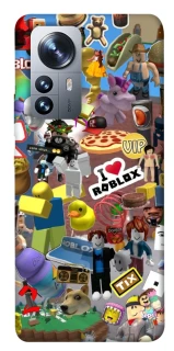 Чехол на Xiaomi 12 / 12X Roblox collage ver.5 фото 1 из 1