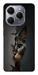 Чехол на TECNO Spark 20 Pro Кот-подглядыватель v2 фото 1 из 1