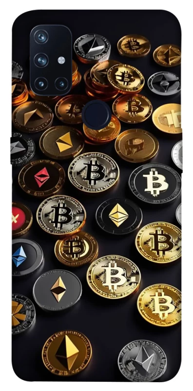 Чехол на OnePlus Nord N10 5G Many coins фото 1 из 1