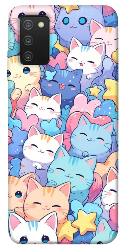 Чехол на Samsung Galaxy A03s Funny Kittens ver.3 фото 1 из 1