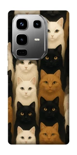 Чехол на Infinix Note 50 Pro Colorful Cat Collage фото 1 Чехол на Infinix Note 50 Pro Colorful Cat Collage фото 1 из 1