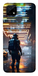 Чохол на Realme C12 Cyber character фото 1 з 1