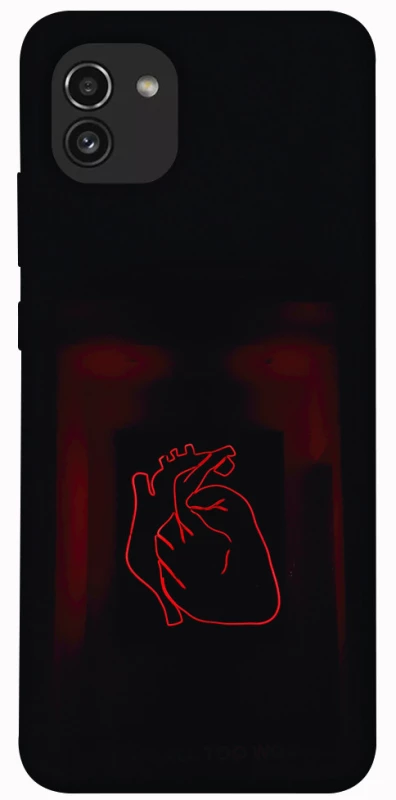 Чехол на Samsung Galaxy A03 Красное сердце фото 1 из 1