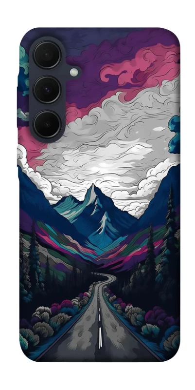 Чехол на Samsung Galaxy A55 Нарисованные горы фото 1 из 1