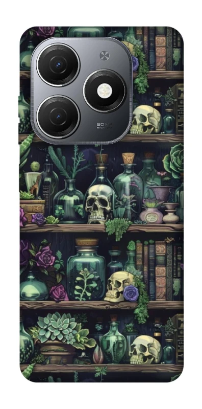 Чехол на TECNO Spark 20 Bookshelf ver.1 фото 1 из 1