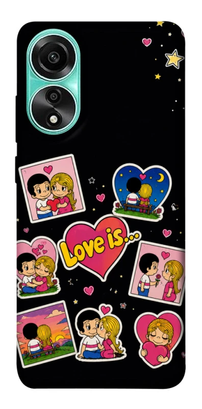 Чохол на Oppo A78 4G Love is фото 1 з 1