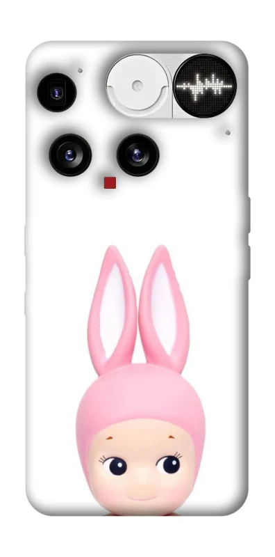 Чехол на Nothing Phone (3) Minimal Bunny Peek фото 1 из 1