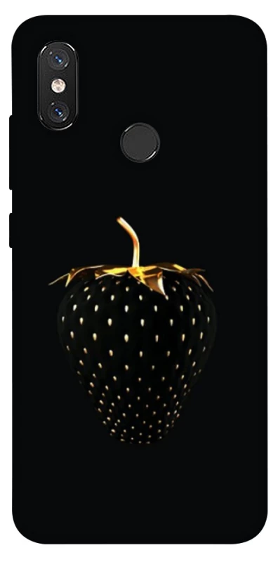 Чохол на Xiaomi Mi 8 Чорна полуниця фото 1 з 1