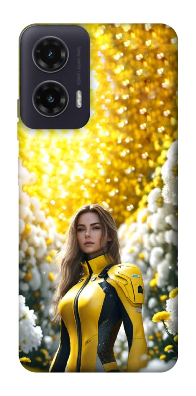 Чохол на Motorola Moto G35 Cyber space girl ver.2 фото 1 з 1