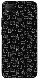 Чохол на Xiaomi Redmi 9C Black Cats фото 1 з 1