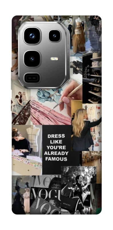 Чохол на Infinix Note 50 Pro Fashion collage ver.11 фото 1 з 1