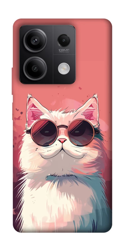 Чохол на Xiaomi Redmi Note 13 5G Сat with glasses фото 1 з 1