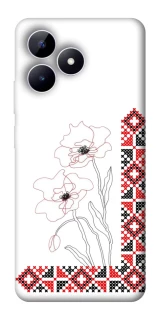 Чехол на Realme Note 50 5G Вышиванка на смартфон фото 1 из 1