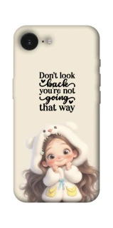 Чехол на Apple iPhone 16e (6.1") Don't look back фото 1 из 1