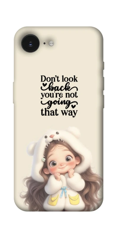 Чохол на Apple iPhone 17e (6.1") Don't look back фото 1 з 1