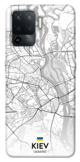 Чехол на Oppo Reno 5 Lite Kiev white map фото 1 из 1