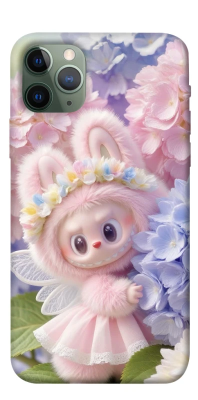 Чехол на Apple iPhone 11 Pro (5.8") Labubu & Flowers ver.1 фото 1 из 1