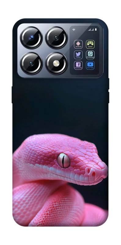 Чохол на Xiaomi POCO X8 Pro Рожева змія фото 1 з 1