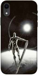 Чехол на Apple iPhone XR (6.1") Серебряный сёрфер фото 1 из 1