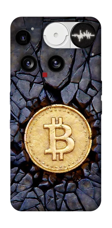Чохол на Nothing Phone (3) Bitcoin cracks фото 1 з 1
