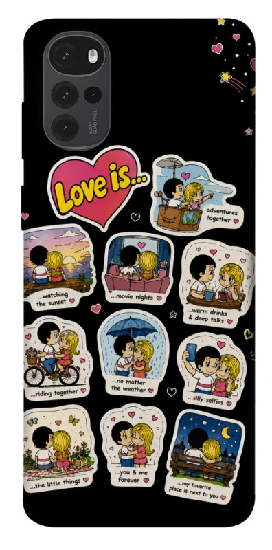 Чохол на Motorola Moto G22 Love is ver.4 фото 1 з 1