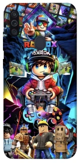 Чехол на Samsung Galaxy M11 Roblox collage ver.4 фото 1 из 1