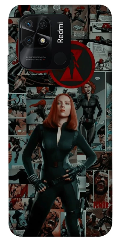 Чехол на Xiaomi Redmi 10C Black Widow фото 1 из 1