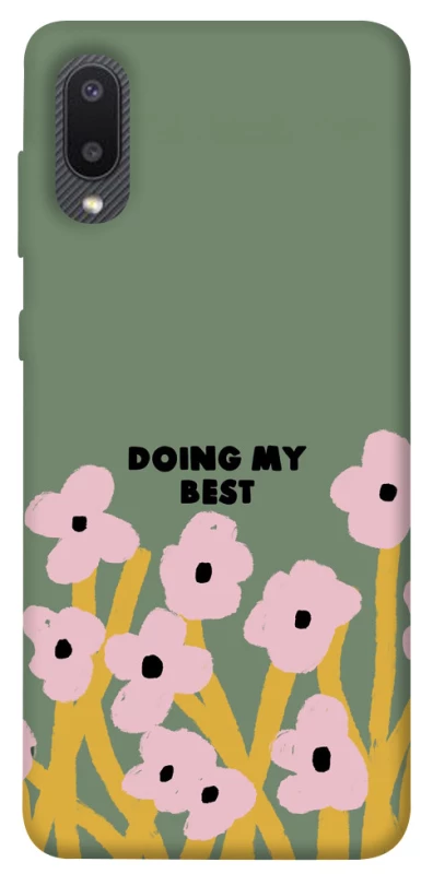Чохол на Samsung Galaxy A02 Doing my best фото 1 з 1