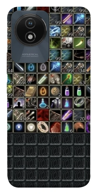 Чехол на Vivo Y02 Inventory menu ver.2 фото 1 из 1