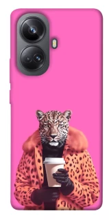 Чехол на Realme 10 Pro+ Леопард с кофе фото 1 из 1