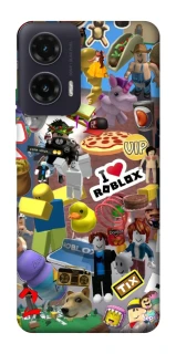 Чехол на Motorola Moto G35 Roblox collage ver.5 фото 1 из 1