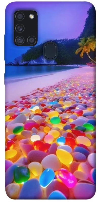 Чохол на Samsung Galaxy A21s Каміння світиться на березі фото 1 з 1