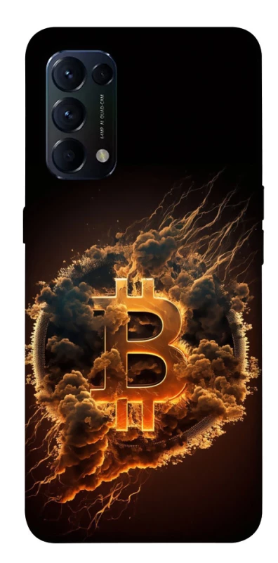 Чехол на Oppo Reno 5 4G Smoky Bitcoin фото 1 из 1