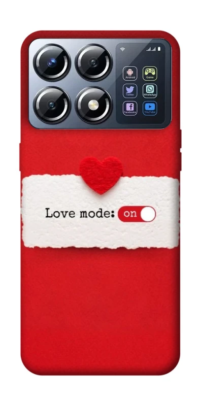 Чехол на Xiaomi POCO X8 Pro Love Mode ON фото 1 из 1