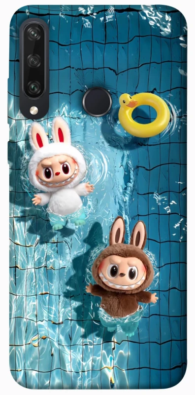 Чохол на Huawei Y6p Labubu in the pool фото 1 з 1
