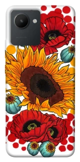 Чохол на Realme C30s Соняшники та маки фото 1 з 1