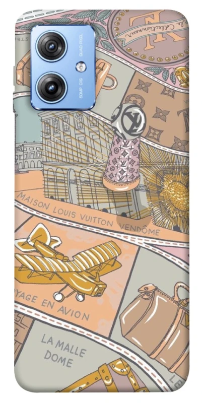 Чехол на Motorola Moto G84 Fashion collage ver.2 фото 1 из 1