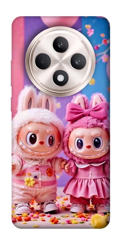 Чохол на Oppo Reno 12 F 4G/5G Labubu twins ver.2 фото 1 з 1