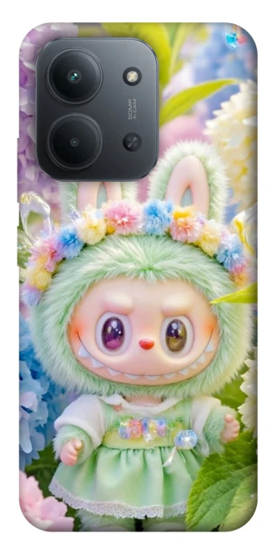 Чохол на Xiaomi Redmi 15C (EU) Labubu & Flowers ver.2 фото 1 з 1