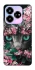 Чохол на ZTE Nubia V60 Desing Кіт в квітах фото 1 з 1