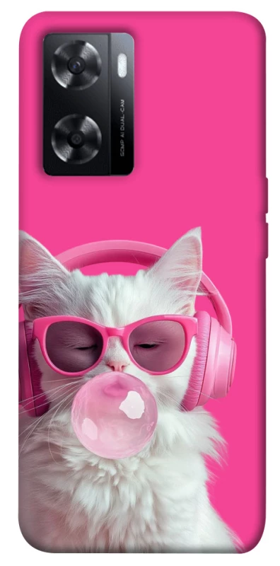 Чехол на Oppo A57s Pink kitty фото 1 из 1