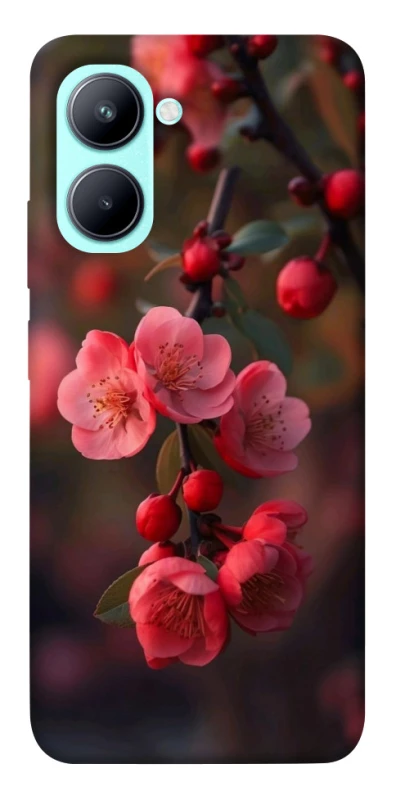 Чехол на Realme C33 Flowers v28 фото 1 из 1