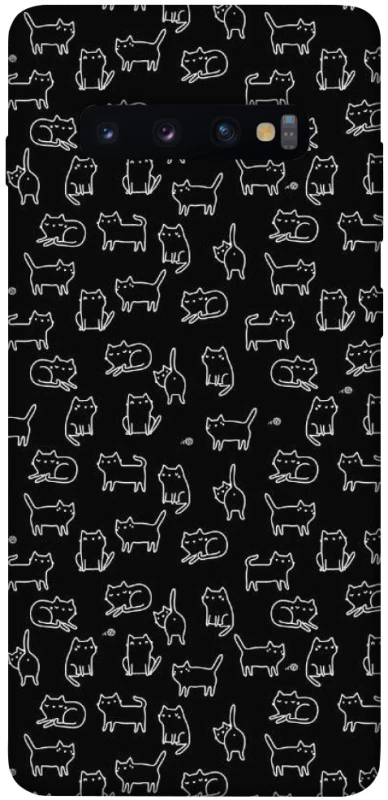 Чохол на Samsung Galaxy S10+ Black Cats фото 1 з 1